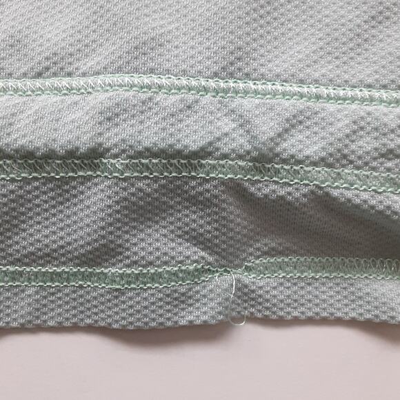 Lululemon Tame Me Tank Top Striped Fresh Teal Mini Hyper Womens 4 Dance Yoga Gym - Picture 11 of 13